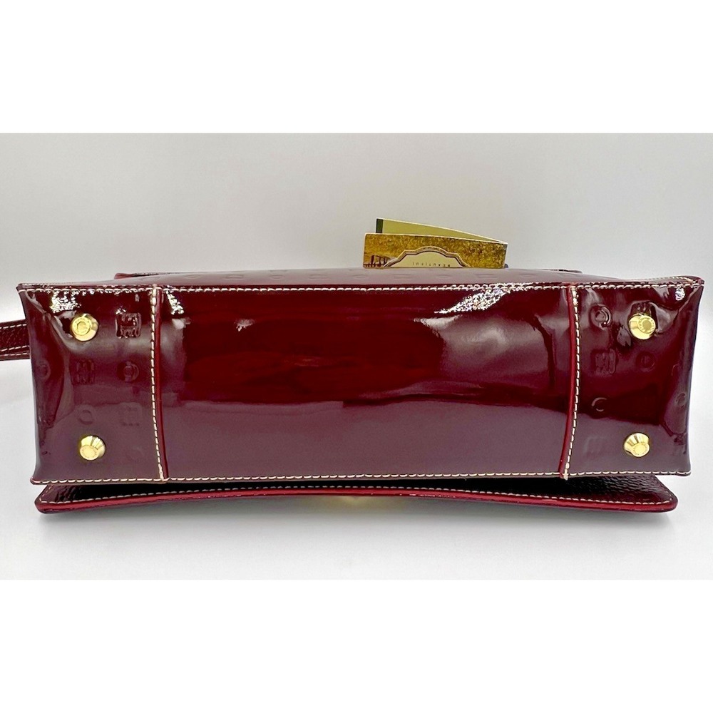 Arcadia Vinaccia Patent Leather Crossbody Handbag #1569 NWT - Picture 12 of 15